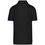 Pánska polokošeľa (KARIBAN Mens Short Sleeve Pique Polo Shirt ) > čierna > L