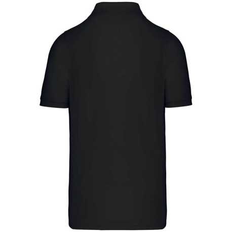 Pánska polokošeľa (KARIBAN Mens Short Sleeve Pique Polo Shirt ) > čierna > L