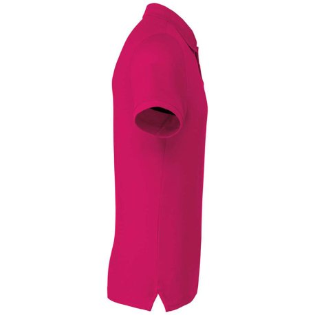 Pánska polokošeľa (KARIBAN Mens Short Sleeve Pique Polo Shirt ) > ružová (fuchsia) > 2XL