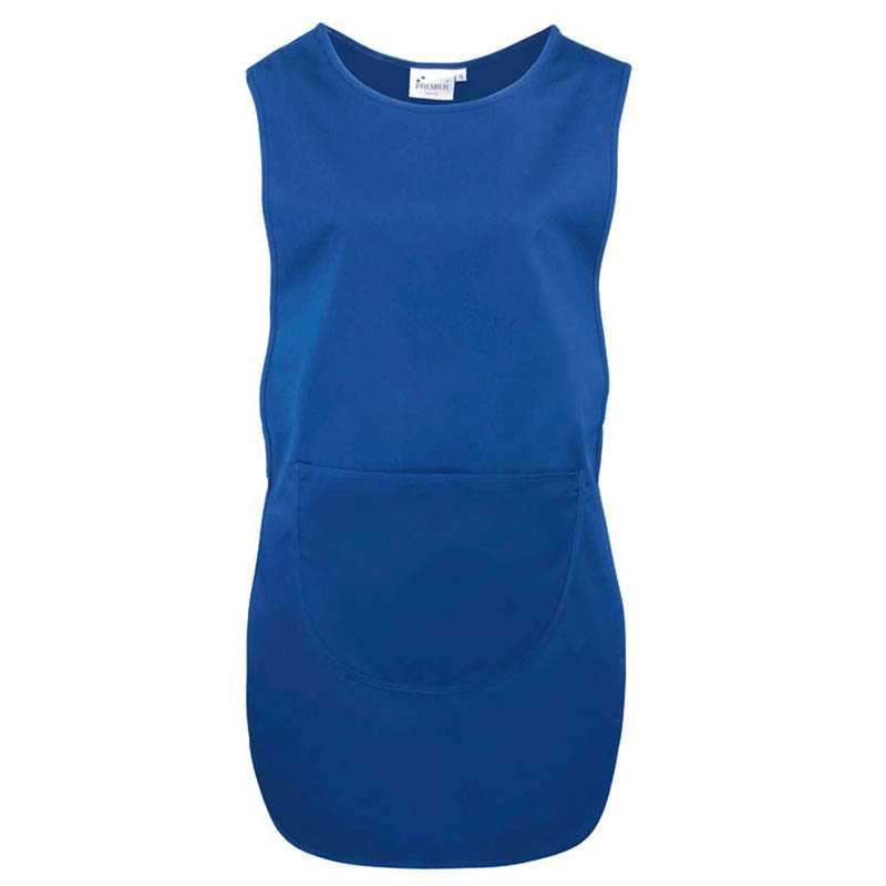 Dámske tričko (PREMIER WOMENS LONG POCKET TABARD) > modrá (royal) > M