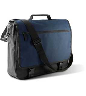 Taška na dokumenty (KIMOOD FLAP OVER DOCUMENT BAG) > čierna / modrá (navy)