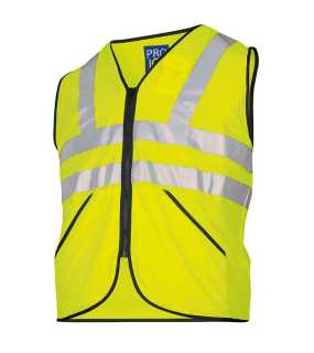 Reflexná vesta (PROJOB VEST HV CLASS 3) > žltá / modrá (navy)