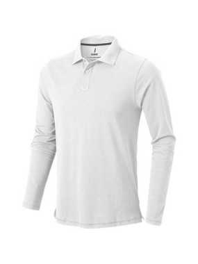 Pánska polokošeľa (Oakville long sleeve Polo Elevate) > biela > S