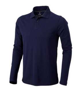 Pánska polokošeľa (Oakville long sleeve Polo Elevate) > modrá (navy) > M