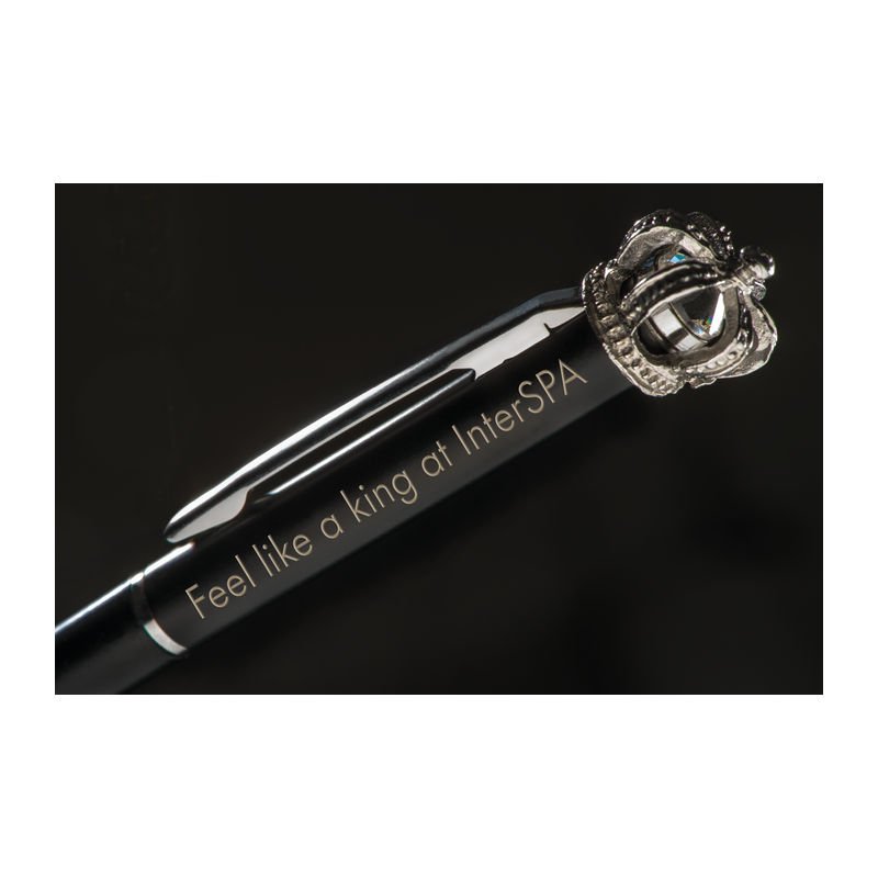 Kovové guľôčkové pero > čierna