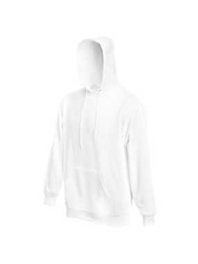 Pánska mikina (FRUIT OF THE LOOM Hooded Sweat ) > biela > XL