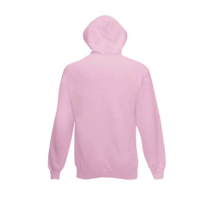 Pánska mikina (FRUIT OF THE LOOM Hooded Sweat ) > ružová (light) > S