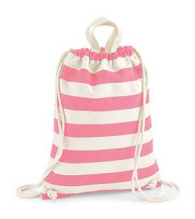 Vak so šnúrkami (WM Nautical Gymsac) > béžová (natural) / ružová