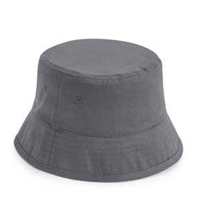 Unisex klobúk (Beechfield Organic Cotton Bucket Hat) > šedá (graphite) > S/M