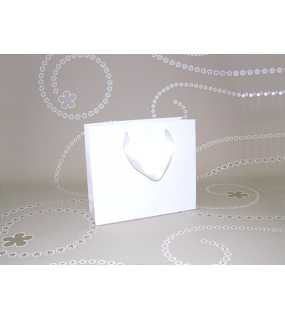 Papierová taška (LUXURY LINE SATIN) > biela > 54x10x38,5 cm
