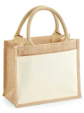 Nákupná taška (WM Cotton Pocket Jute Gift Bag) > béžová (natural)