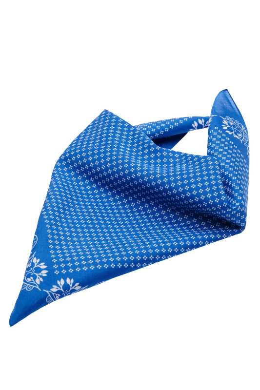 Šatka (MB Traditional Bandana) > modrá (royal) / biela