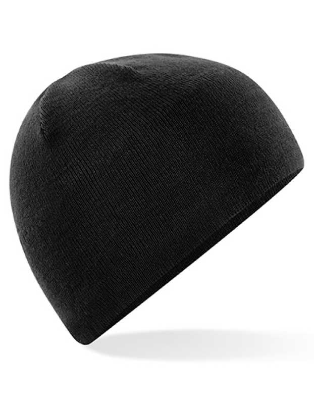 Unisex čiapka (Beechfield Water Repellent Active Beanie) > čierna