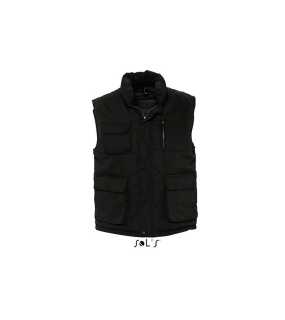 Unisex vesta (SOLS VIPER UNISEX BODYWARMER) > čierna > XL