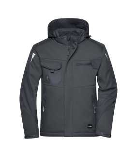 Pánska bunda (JN Craftsmen Softshell Jacket) > čierna / čierna > L