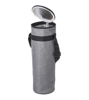 Chladiaca taška na fľašu RPET > šedá