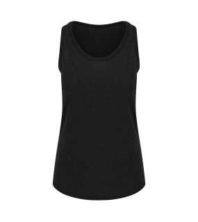 Dámske tielko (Just Ts GIRLIE TRI-BLEND VEST) > čierna (heather) > XL