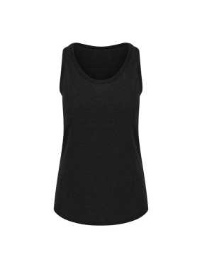 Dámske tielko (Just Ts GIRLIE TRI-BLEND VEST) > čierna (heather) > S