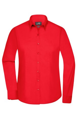 Dámska košeľa(DAIBER Ladies Shirt Longsleeve Poplin) > červená (tomato) > XS