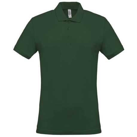 Pánska polokošeľa(KARIBAN MEN'S PIQUÉ SHORT SLEEVE POLO SHIRT)>zelená (forest)>2XL