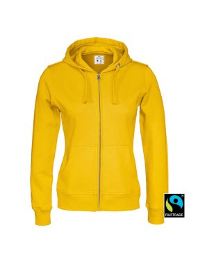 Dámska mikina (COTTOVER FULL ZIP HOOD LADY) > žltá > XXL