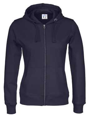 Dámska mikina (COTTOVER FULL ZIP HOOD LADY) > modrá (navy) > S