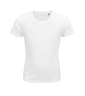 Detské tričko (SOL'S PIONEER - KIDS’ ROUND-NECK FITTED JERSEY T-SHIRT) > biela > 8A