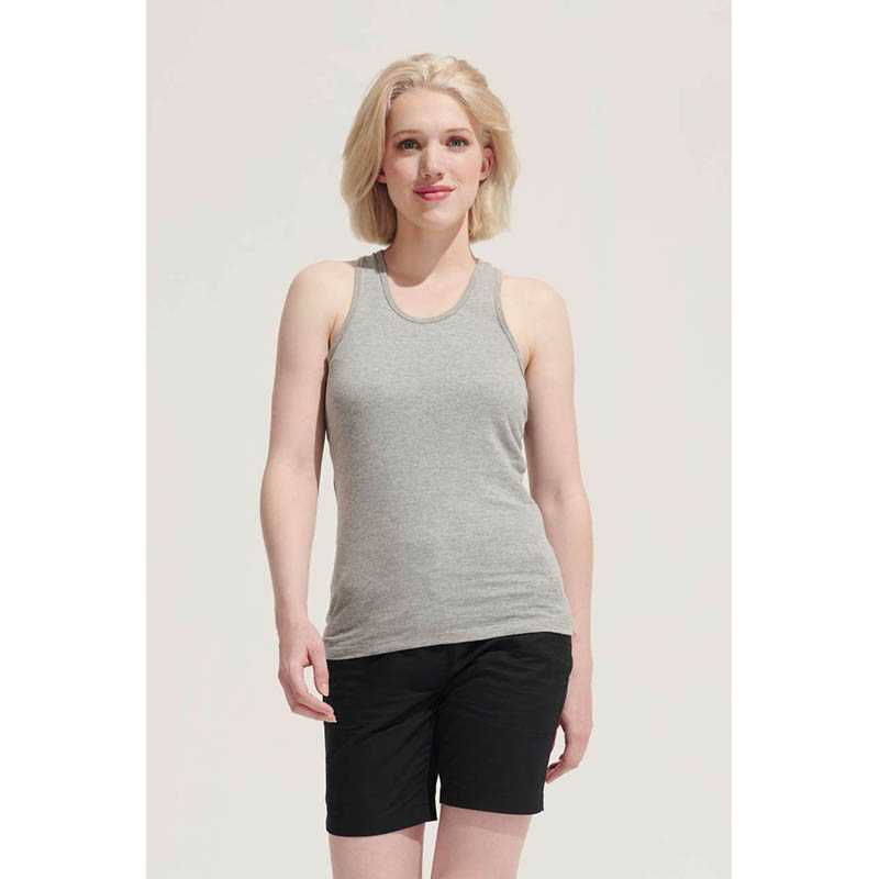 Dámske tielko(SOL'S JUSTIN WOMEN RACERBACK TANK TOP) > biela > M