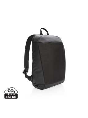 RFID USB nedobytný batoh na notebook Madrid > čierna / čierna