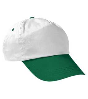 Unisex šiltovka (PROMOTION) > biela / zelená (kelly)