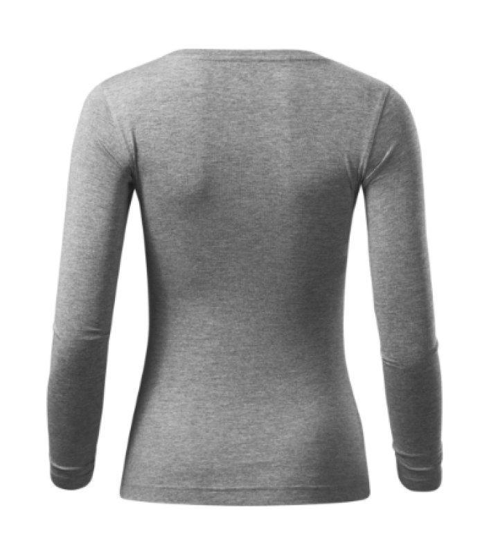 Dámske tričko (MALFINI Fit-T LS) > sivá (tmavý melír) > XS