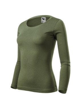 Dámske tričko (MALFINI Fit-T LS) > khaki > XS