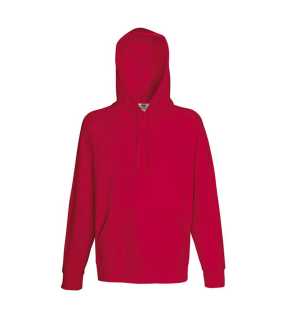 Pánska mikina (Fruit of the Loom-LW HOODED SWEAT) > červená > M