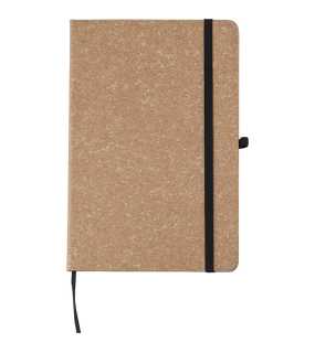 Zápisník A5 z recyklovanej kože > hnedá