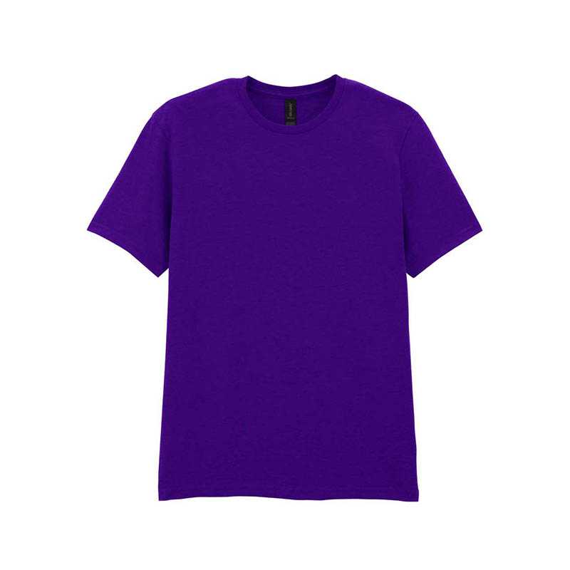 Unisex tričko (GILDAN SOFTSTYLE ADULT T-SHIRT) > fialová (purple) > S