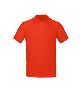 Pánska polokošeľa(B&C Inspire Polo /M) > červená(fire) > M