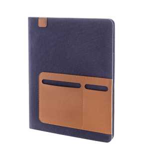 Zložka na dokumenty z recyklovaného cavas > modrá