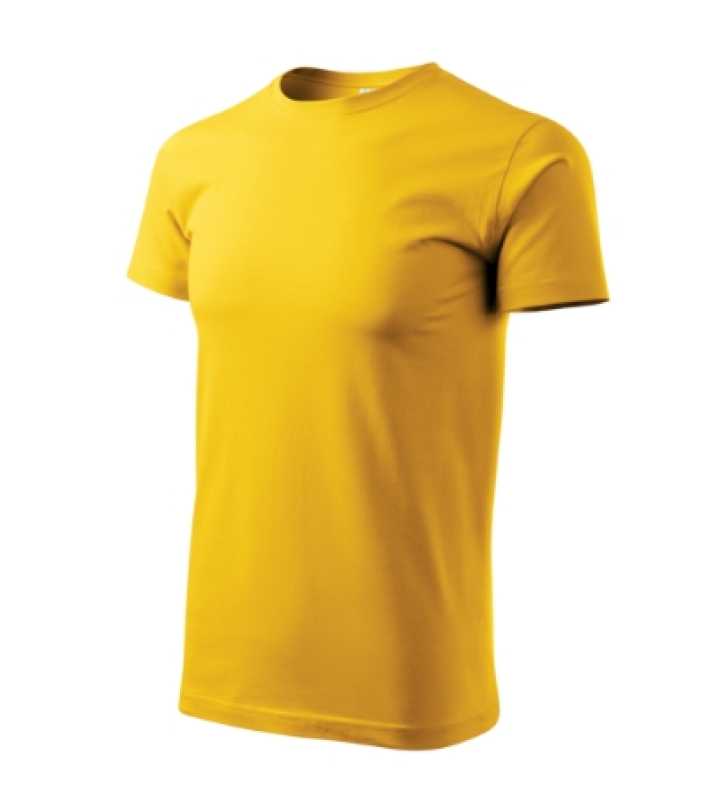Unisex tričko (MALFINI Basic 160) > žltá > XS