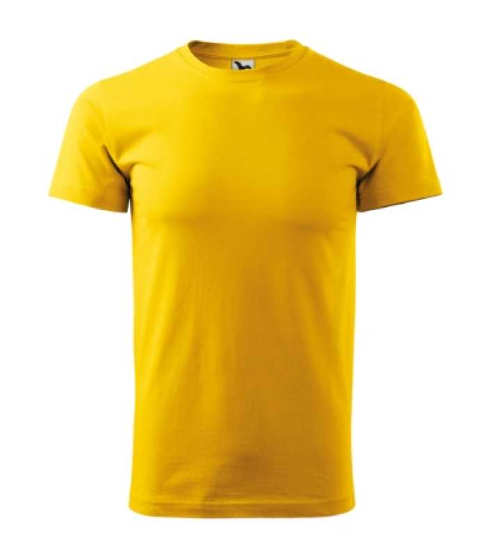 Unisex tričko (MALFINI Basic 160) > žltá > XS