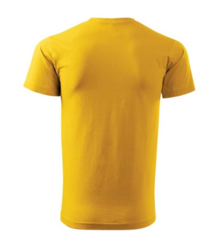 Unisex tričko (MALFINI Basic 160) > žltá > XS