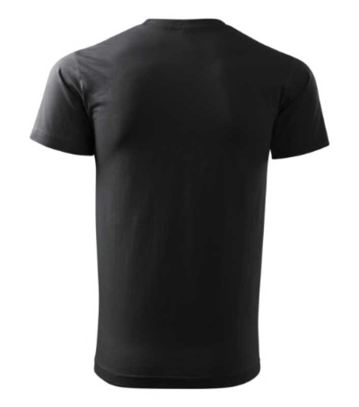 Unisex tričko (MALFINI Basic 160) > šedá (ebony) > 4XL