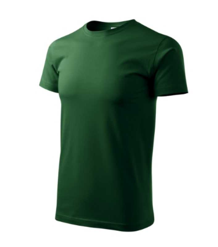Unisex tričko (MALFINI Basic 160) > zelená (fľašková) > XS