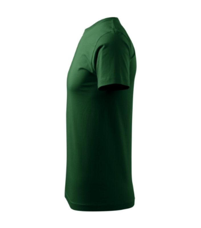 Unisex tričko (MALFINI Basic 160) > zelená (fľašková) > XS