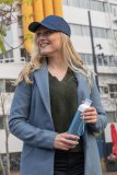 6 dielna šiltovka Impact z 280g recyklovanej bavlny AWARE > modrá (navy)