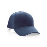 6 dielna šiltovka Impact z 280g recyklovanej bavlny AWARE > modrá (navy)