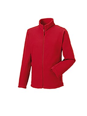 Pánska fleece bunda(Full Zip Outdoor Fleece RUSSELL) > červená > M