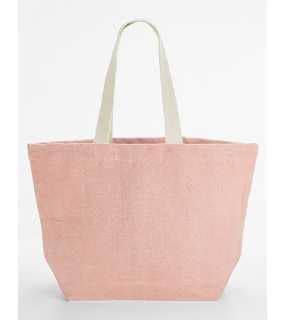 Plážová taška (WM Soft Washed Jute Beach Bag) > ružová (blossom)
