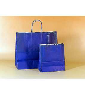 Papierová taška (OCEAN STYLE) > modrá > 32x23x28 cm