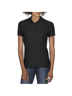 Dámska polokošeľa (GILDAN DRYBLEND LADIES DOUBLE PIQUÉ POLO) > čierna > XL