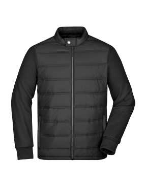 Pánska bunda (DAIBER Mens Hybrid Sweat Jacket) > čierna > L
